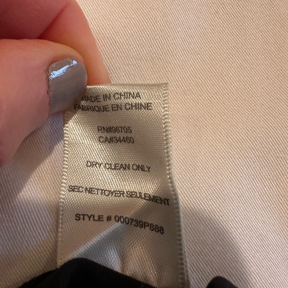 Rebecca Taylor black tuxedo pant, size 6 - Picture 7 of 8